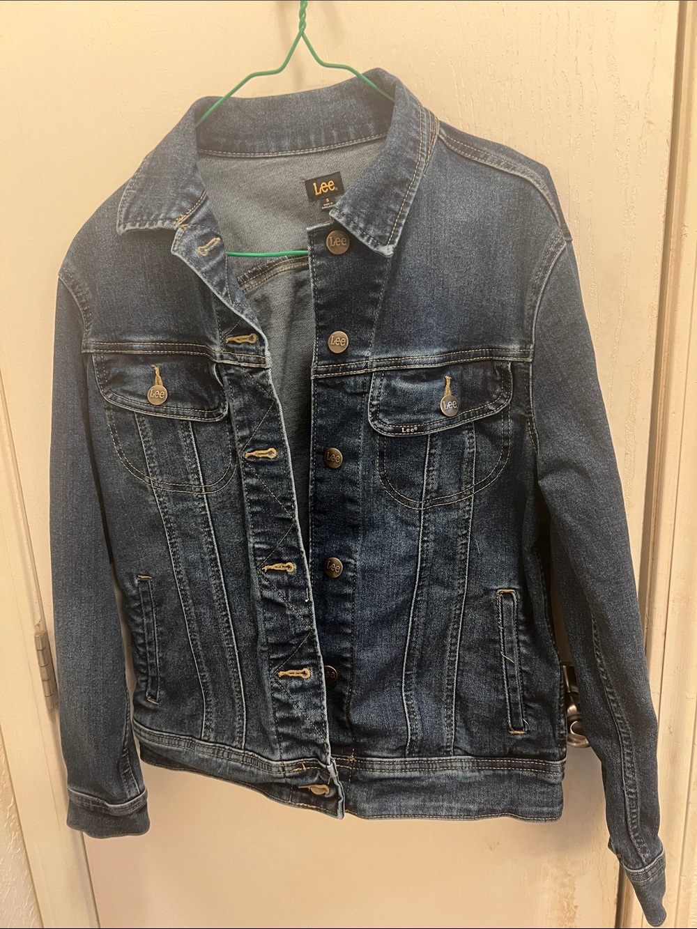 Lee Medium Blue Washed Denim Jacket